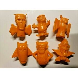 Vintage Boo Berry Count Chocula Frankenberry Pencil Toppers General Mills Orange
